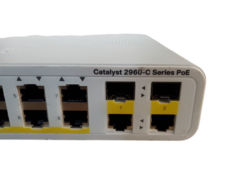 Cisco Catalyst 2960-C WS-C2960C-8PC-L | 8-port Ethernet PoE Network Switch Q