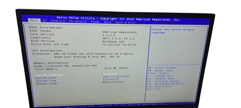 Datto-1000 alto 2| 8GB RAM,1TB SSHD, AMD GX-415GA CPU| Radeon Graphics