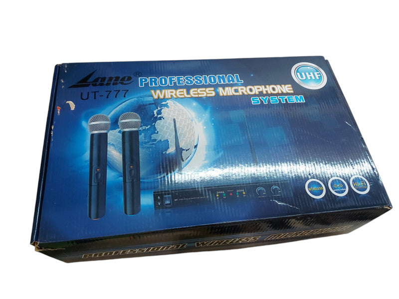Lane Professional Wireless Microphone system UHF Microphone + Receiver READ D