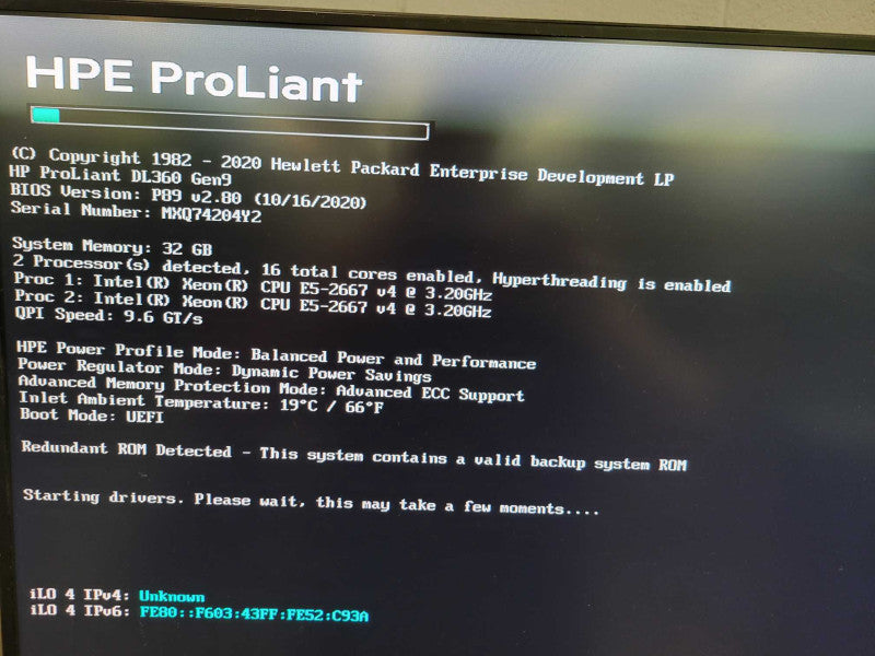 HP ProLiant DL360 Gen9 - 2x Xeon E5-2667 v4 | 32GB RAM | NO HDD | P440ar %