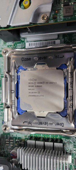 HP Proliant 460 Gen 9 Blade server, 2x Xeon E5-2667v3 3.2GHZ, No RAM/HDD _