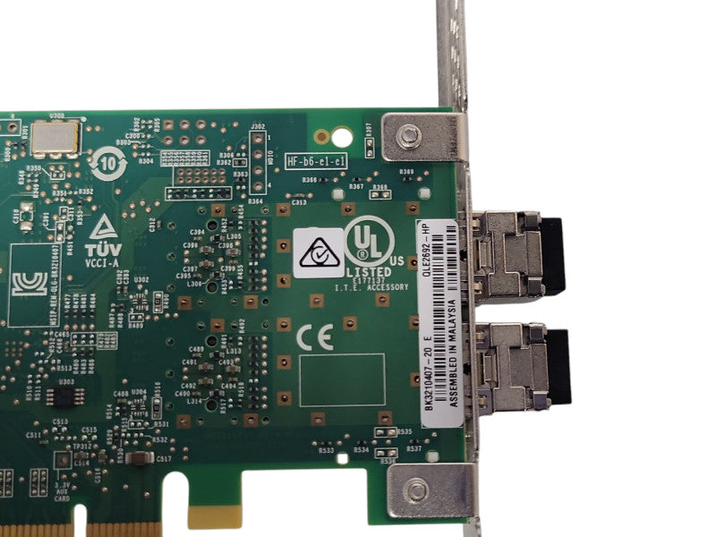 HPE QLE2692-HP P9D94A SN1100Q 16Gb Dual Port FC HBA 853011-001 w/ SFPs Q_