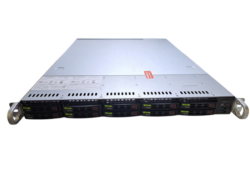 Supermicro X10SRW-F Exabeam 1U | Xeon E5-1650 v4 @3.60GHz, 16GB DDR4, 10x 2.5"