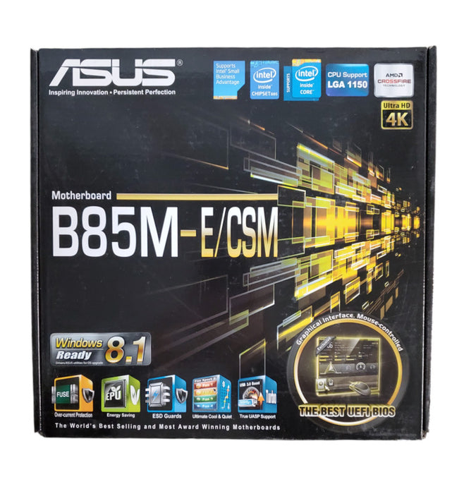 ASUS B85M-G | LGA1150 DDR3 | mATX Desktop Motherboard | with I/O Q