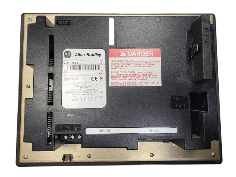 ALLEN BRADLEY 2711-T10C3 PANELVIEW 1000 READ $