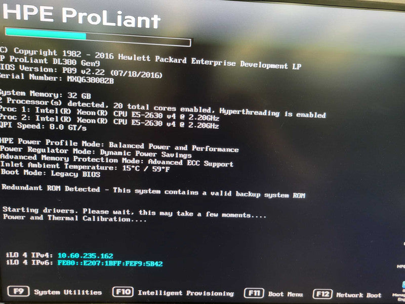 HP ProLiant DL380 Gen9 - 2x Xeon E5-2630 v4 | 32GB RAM | NO HDD | P440ar %