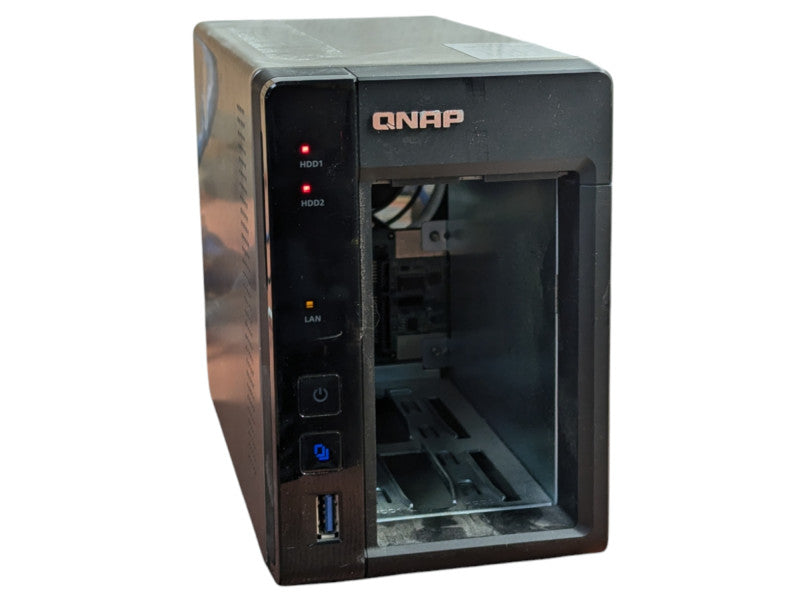 QNAP TS-253 Pro | 2-Bay Network Attached Storage | No HDDs No Caddies -