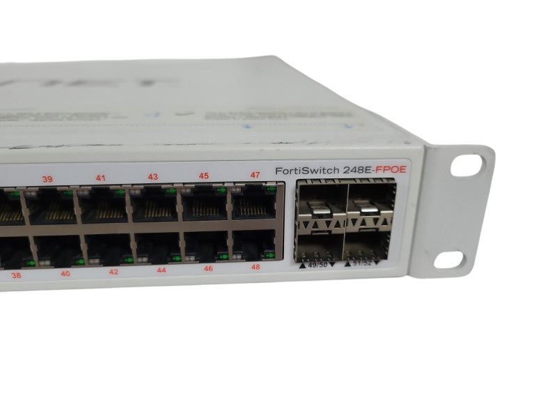 Fortinet FortiSwitch 248E-FPOE | 48-Port Managed L2 Gigabit PoE+ Switch !
