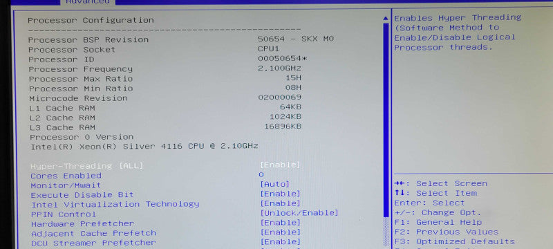 SuperMicro X11SPW-TF 1U, Xeon Silver 4116 2.1GHz, 128GB DDR4, 2x PSU 10x 2.5" _