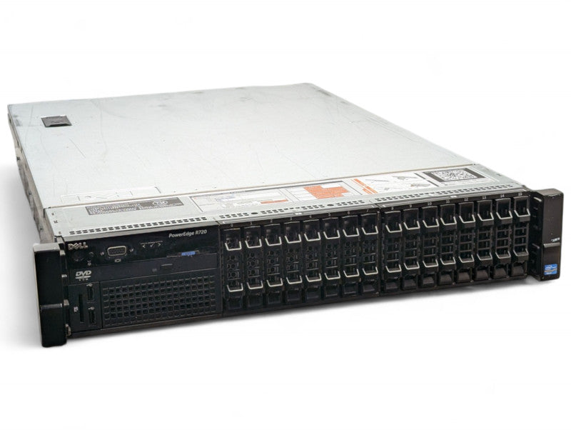 DELL PowerEdge R720 2x Intel Xeon E5-2640 v2 @ 2.00Ghz 128GB RAM H710-P mini  -