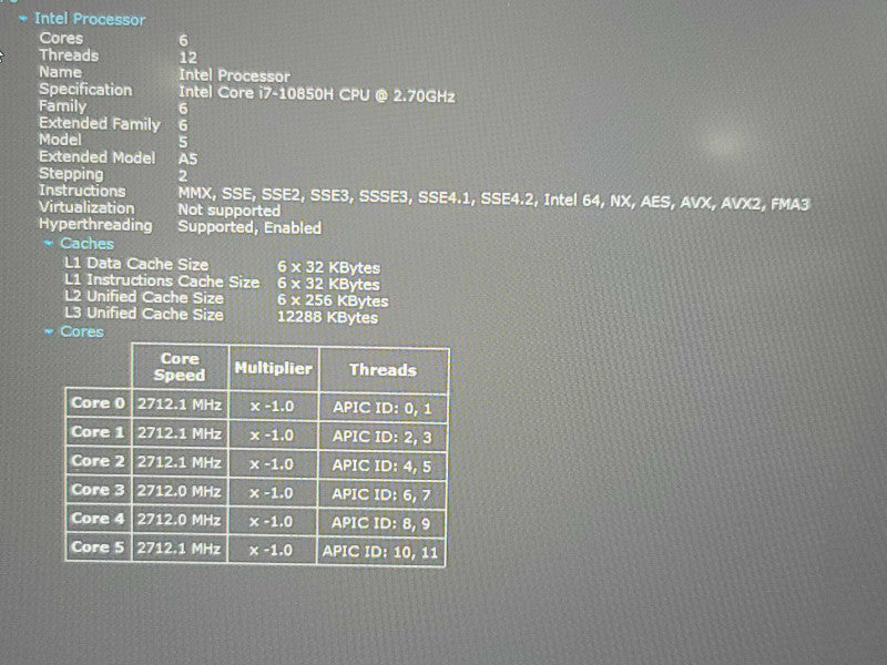 Dell Precision 7550| i7-10850H| 16GB DDR4| Quadro T1000| 512GB NVMeREAD β Lap200