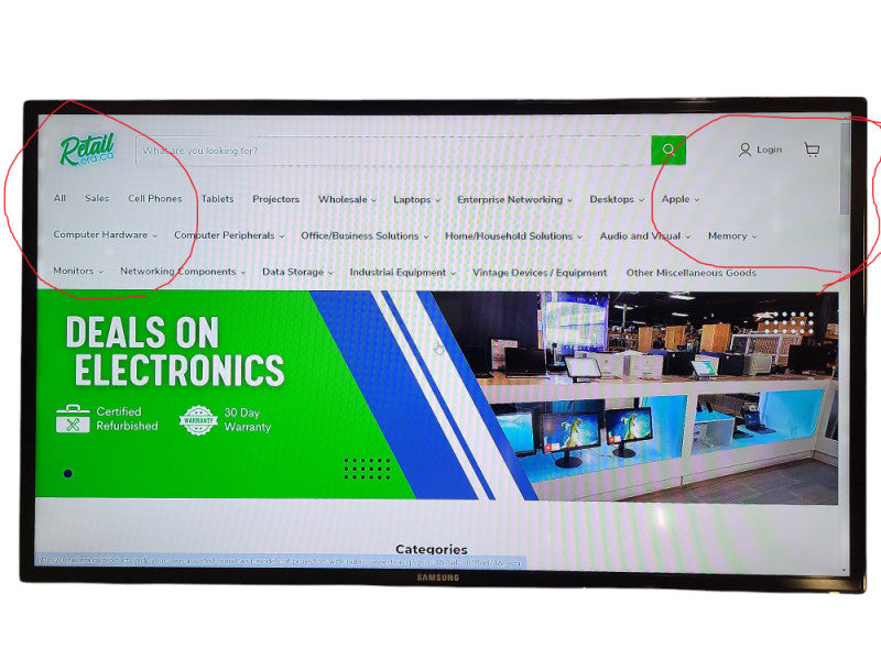 Samsung 40" ME40B Color Display Unit (LH40DMEBPLGA/ZA) No remote controller READ $