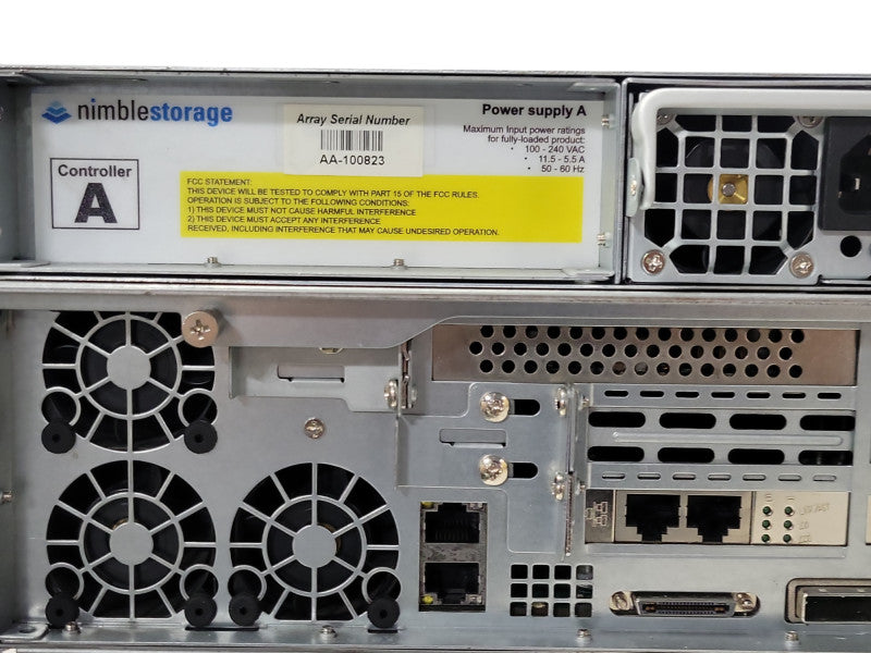 Nimble CS210 Storage 12x 3.5" HDD Bays Dual Controller No HDD, 1x PSU, SEE _