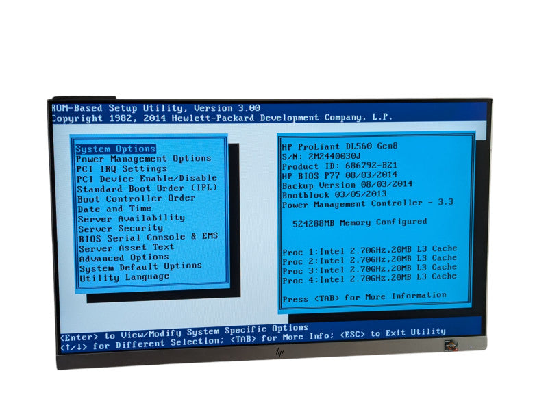 HP DL560 gen8 4x Intel Xeon E5-4650 0 @ 2.70Ghz 512GB RAM  -