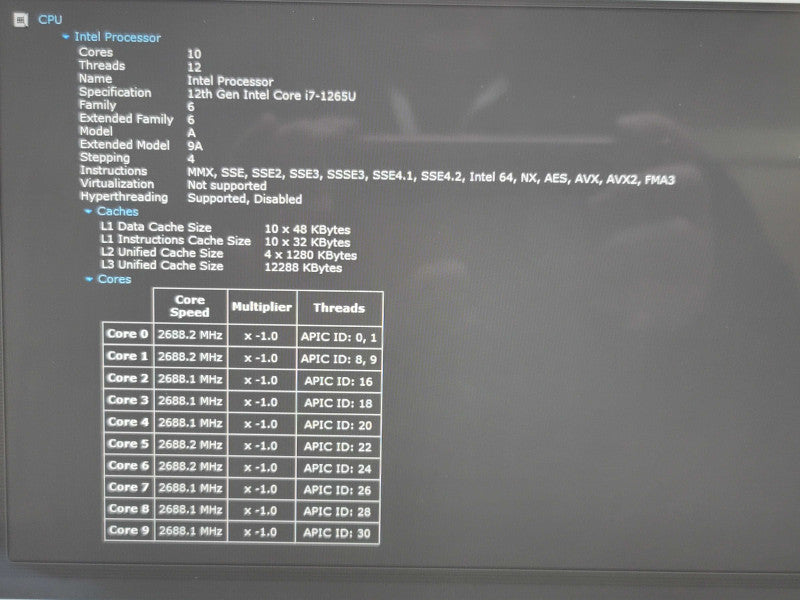 Dell Latitude 7430| i7-1265U| 16GB RAM| 256GB SSD  β Lap200