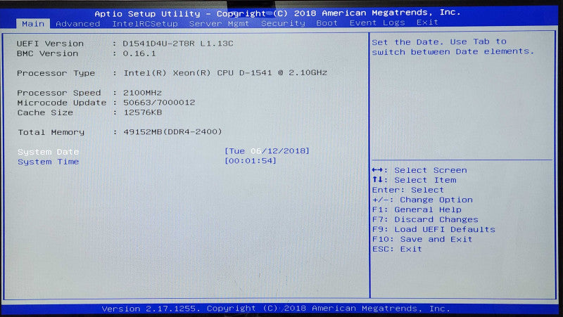 Datto S3P6000 Server 1U 4x3.5", Xeon D-1541 2.1GHz, 48GB DDR4, Marvell 9172