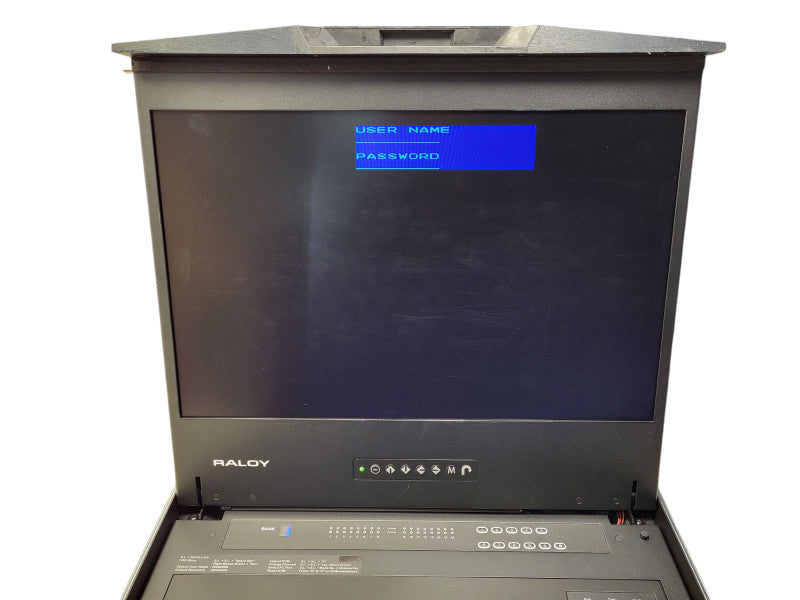 Austin Hughes 19" Widescreen LCD Console Drawer Short Depth, 16 Ports Combo CAT6 W119-UIP1602e $