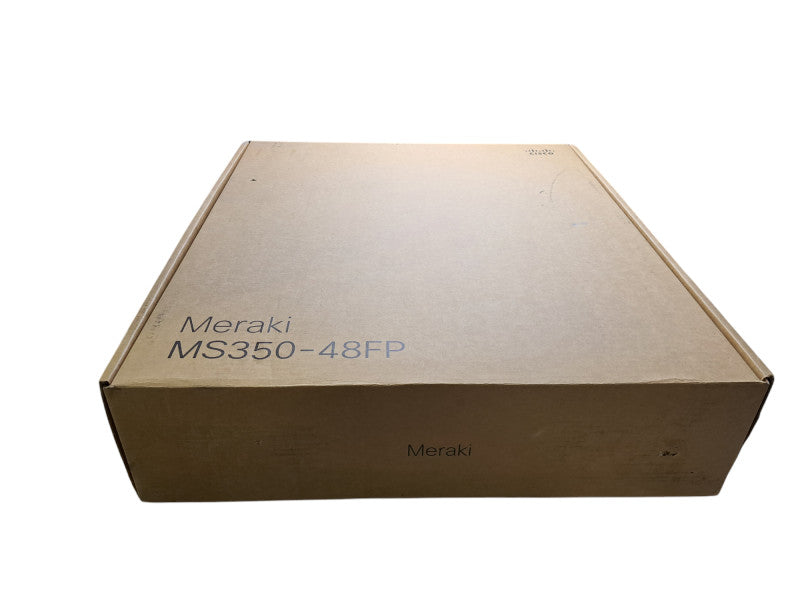 New Open Box | Cisco Meraki MS350-48FP-HW | 48-Port Gigabit PoE Cloud Switch