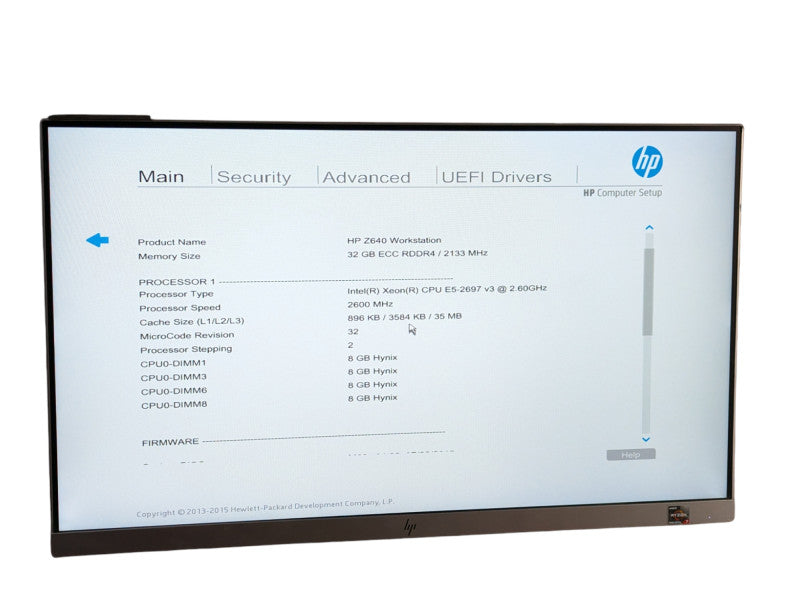 HP Z640 Workstation PC 14 Core Intel Xeon E5-2697 v3 @ 2.60Ghz 32GB RAM  -