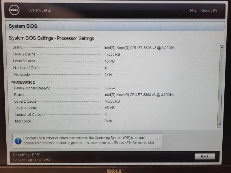 Dell R930 4U 24x 2.5" | 2x Xeon E7-8893 v3 @3.2GHz 64GB DDR4 4x 1100W PSU $