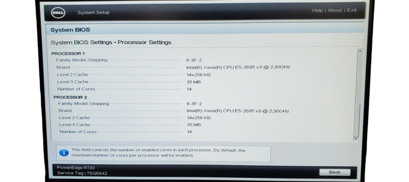 Dell PowerEdge R730 | 2x Xeon E5-2695 v3 | 64GB DDR4 | No HDD | H730P Mini