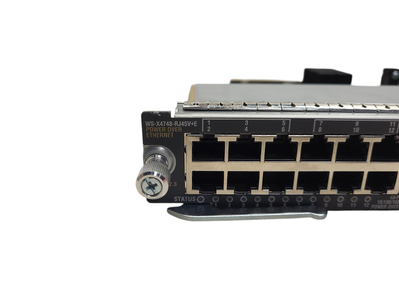 Cisco WS-X4748-RJ45V+E 48 Port Switch 802.3af PoE and 802.3at PoEP, 10/100/1000 Q$