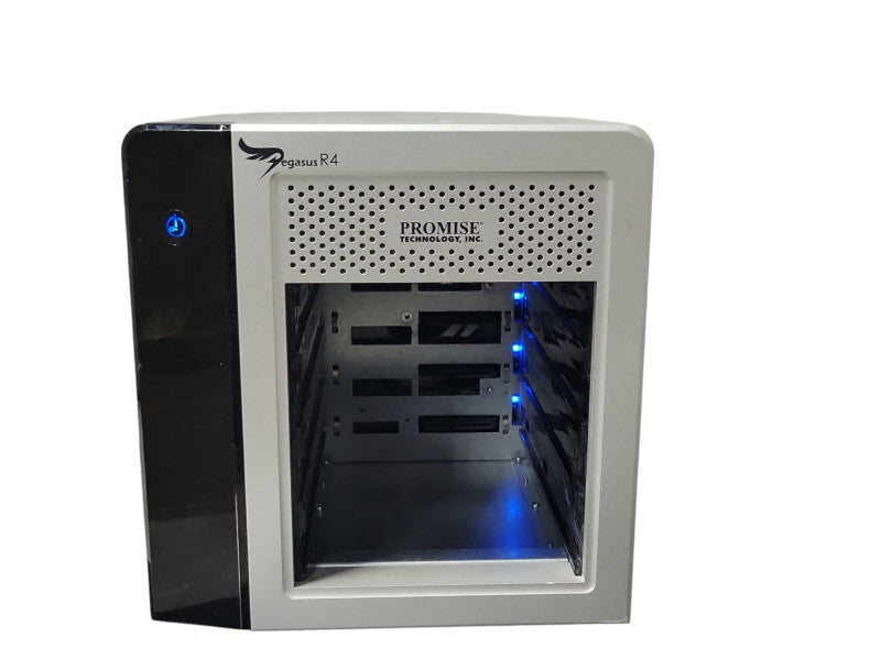 Promise Technology Pegasus R4 4-Bay Hard Drive Enclosure (no HDDs), SEE _