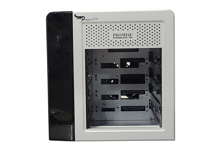 Promise Technology Pegasus R4 4-Bay Hard Drive Enclosure (no HDDs), SEE _