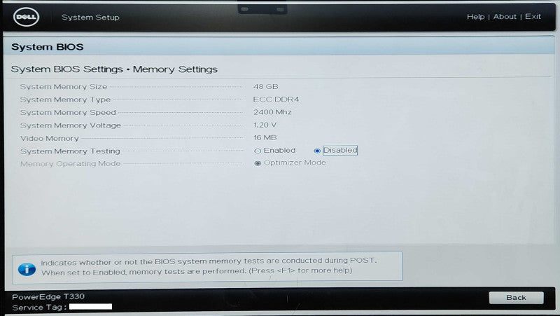 Dell PE T330 8x3.5", Xeon E3-1220 v6 3.00GHz, 48GB DDR4, 1x PSU, 4x 2TB SAS