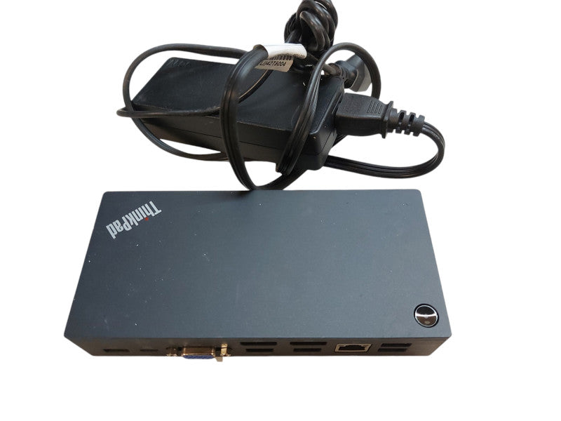 Lenovo ThinkPad USB-C Laptop Docking Station DK1633 40A9 w/ Adapter 90W
