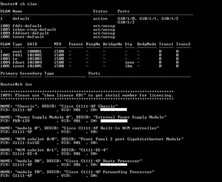 Cisco ISR 1100 Series C1111-4P V01 Services Integrated Router