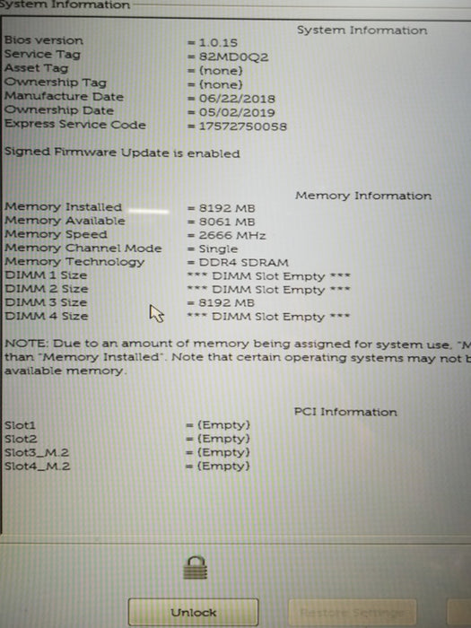 DELL OPTIPLEX 7060 SFF Desktop i7-8700@3.2GHz 8GB RAM