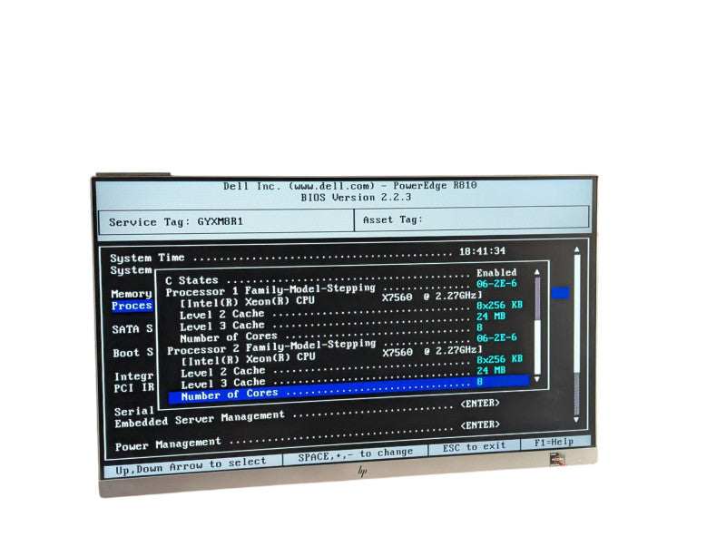 DELL PowerEdge R810 2x Intel Xeon X7560 @ 2.70Ghz 64GB RAM  -