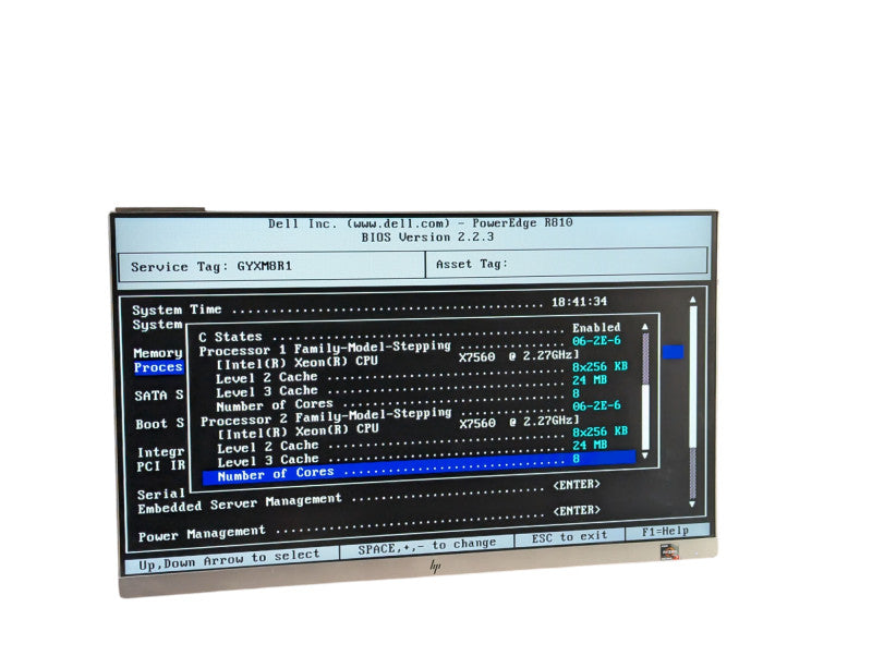 DELL PowerEdge R810 2x Intel Xeon X7560 @ 2.70Ghz 64GB RAM  -