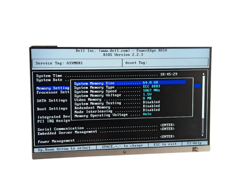 DELL PowerEdge R810 2x Intel Xeon X7560 @ 2.70Ghz 64GB RAM  -