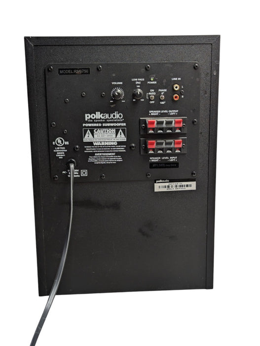 PolkAudio Powered Subwoofer RM6750 Sub sounding good  -