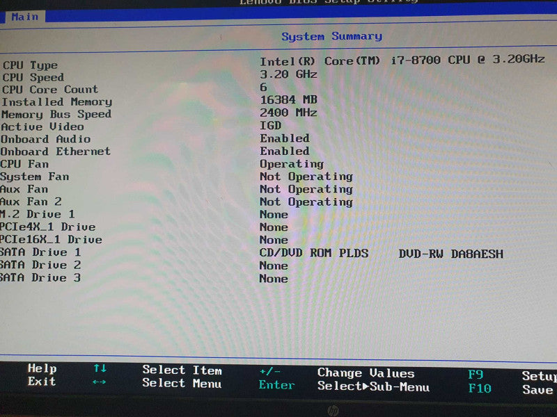Lenovo ThinkCentre M720s SFF | intel i7-8700 @ 3.2Ghz  | 16GB DDR4