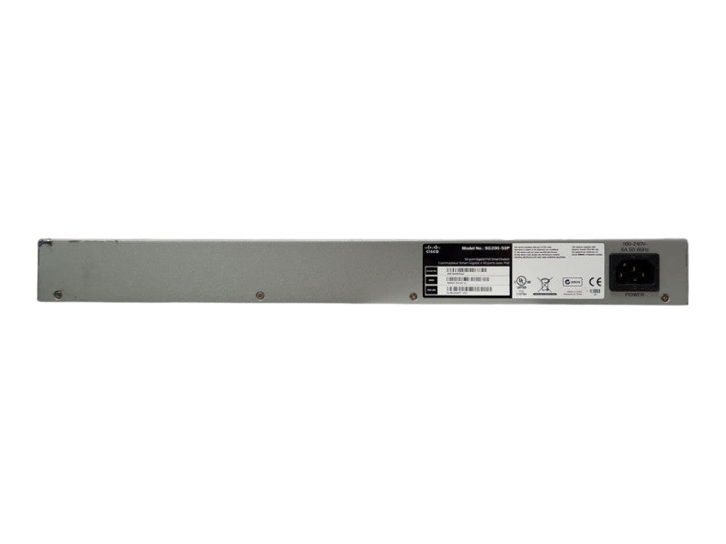 Cisco SG200-50P, 50-Port Gigabit PoE Smart Network Switch, 2x SFP