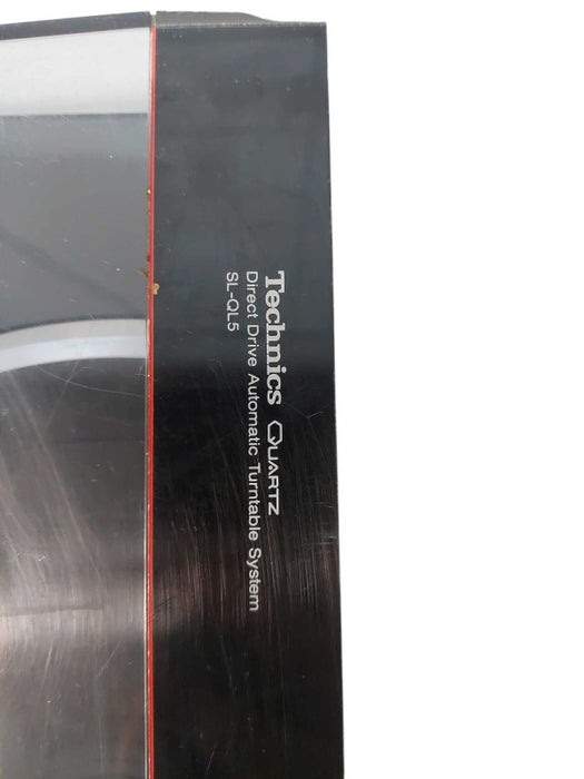 Technics Quartz Direct Drive Auto Turntable System Model: SL-QL5 =