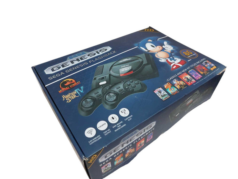 AtGames HD Sega Genesis Flashback 85 Games Built In Wireless Controllers =