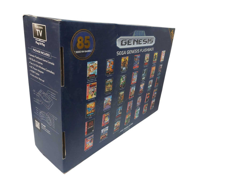 AtGames HD Sega Genesis Flashback 85 Games Built In Wireless Controllers =