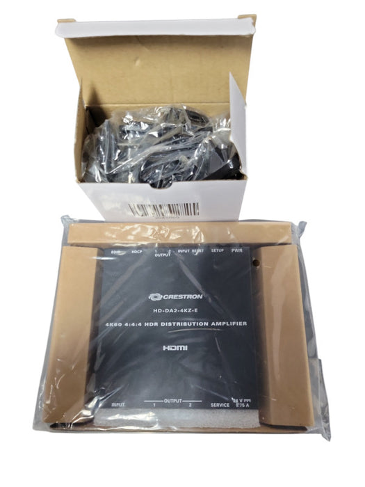 Open Box Crestron HD-DA2-4KZ-E  4K60 HDR HDMI Distribution Amplifier _