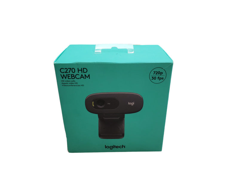 Logitech C270 HD webcam | 720p/30fps | New Open Box