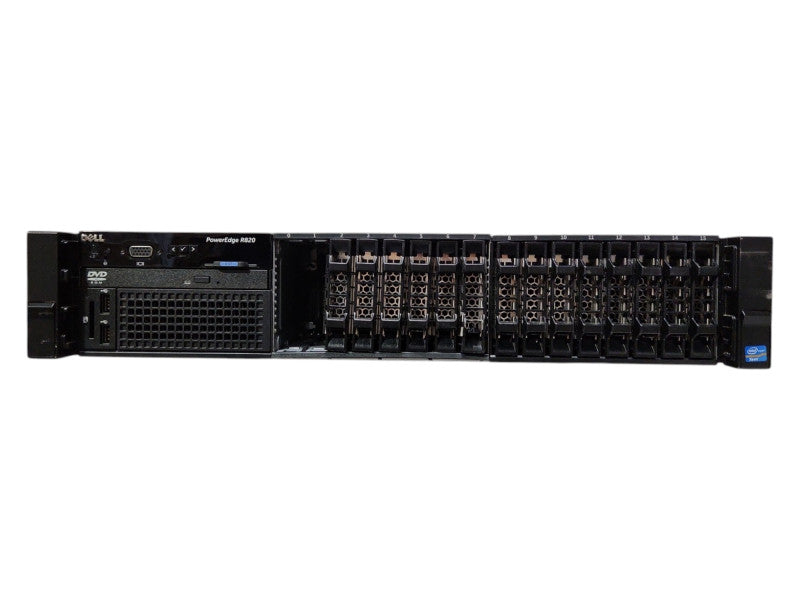 Dell PE R820 2U 16x2.5", 4x Xeon E5-4640 0 2.40GHz, 512GB DDR3, H710, 2x PSU