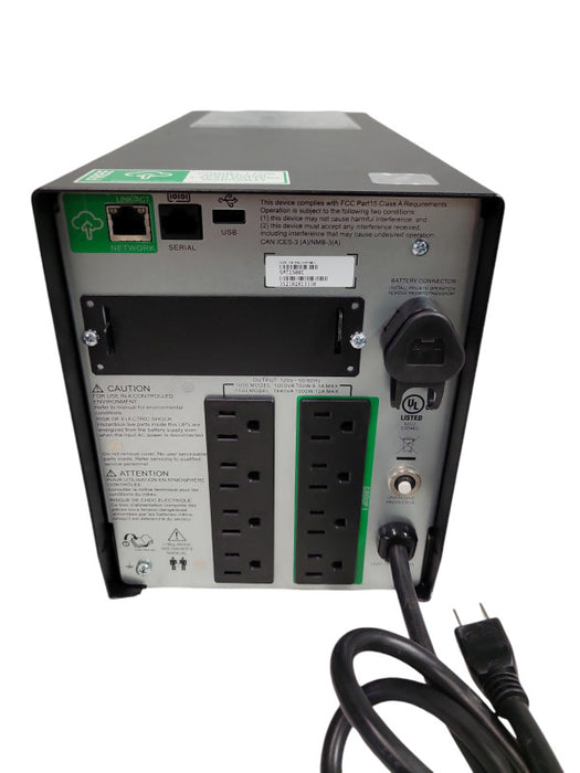 APC Smart-Ups 1500 SMT1500C 8 Outlets UPS | No Battery Q%