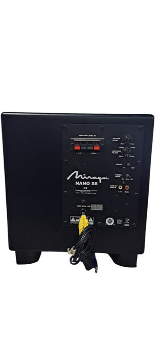 Mirage Nanosat 5.1 Home Theater System W/ Nano S8 Subwoofer | READ