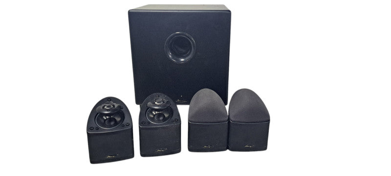 Mirage Nanosat 5.1 Home Theater System W/ Nano S8 Subwoofer | READ