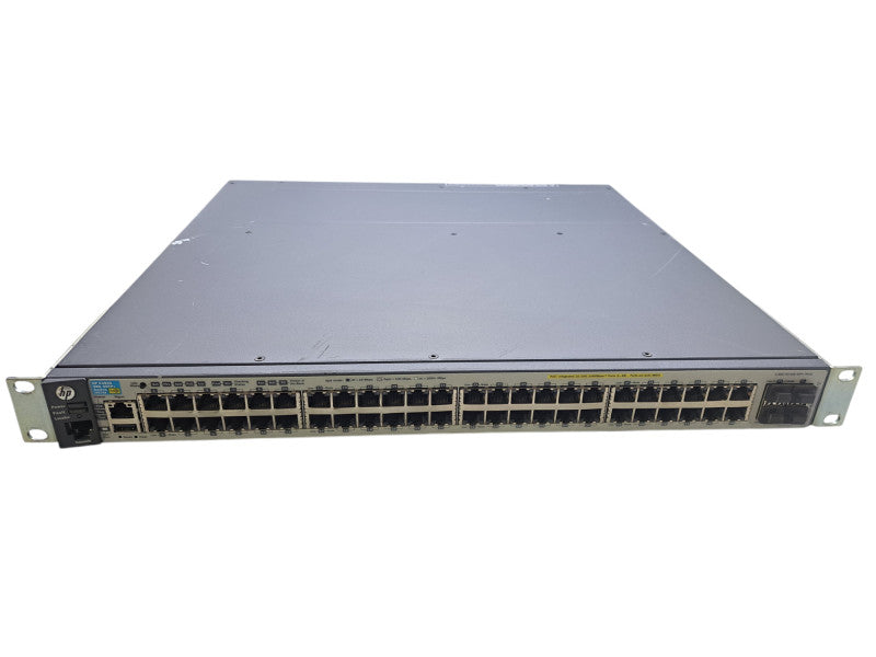 HP E3800 48G-4SFP+ J9574A | 48x 1GbE PoE+, 4x 10GbE SFP+ Switch w/ J9577A Stack