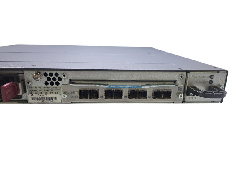 HP E3800 48G-4SFP+ J9574A | 48x 1GbE PoE+, 4x 10GbE SFP+ Switch w/ J9577A Stack