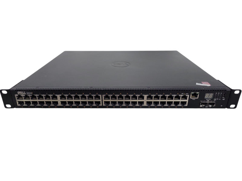 Dell N2048P, 48-Port Gigabit PoE+ 2x 10G SFP+ Network Switch !